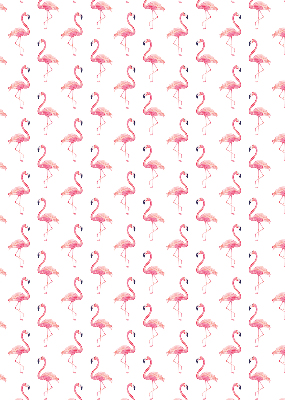 Roleta geam Flamingos