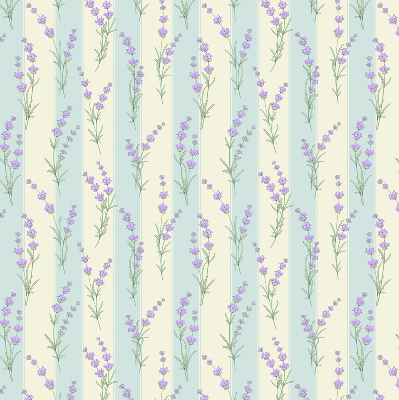 Roleta geam interior Flori purpurii