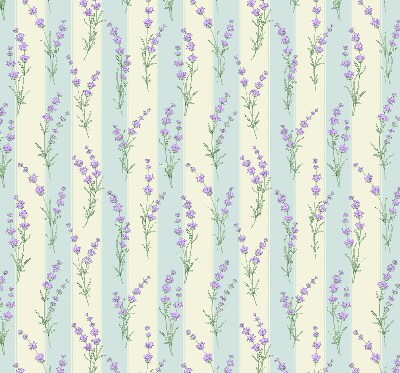 Roleta geam interior Flori purpurii