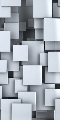 Stor geam Pătrate 3d gri