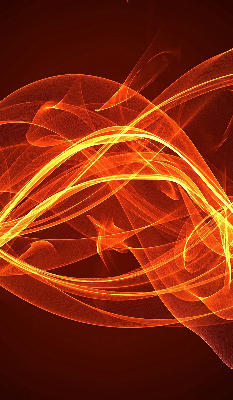 Roleta textila Abstracția portocalie