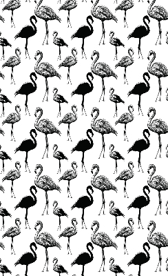 Roleta textila Flamingos negru