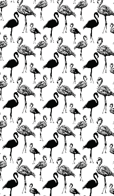 Roleta textila Flamingos negru