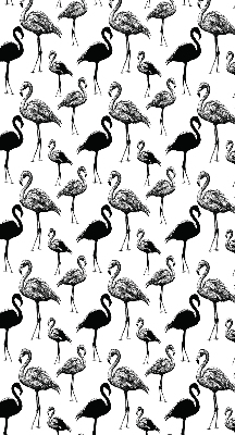 Roleta textila Flamingos negru