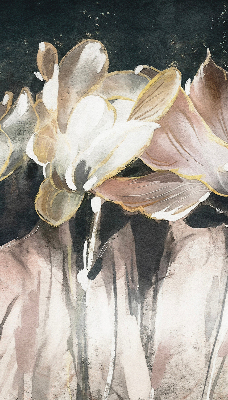 Roleta geam Flori pictate