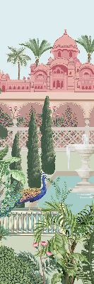 Roleta geam interior Palat cu o grădină