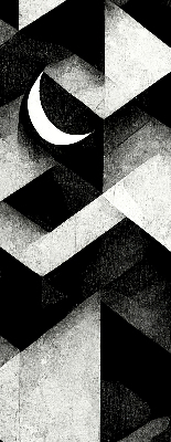 Roleta textila Triunghiuri în abstractizare