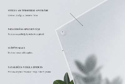 Blat de masă dreptunghiular semitransparent