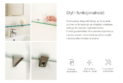 Raft baie perete semitransparentă