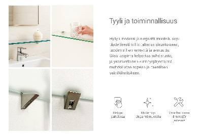 Raft baie perete semitransparentă