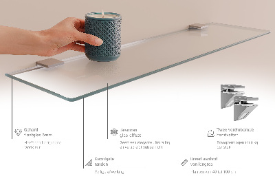 Raft baie perete semitransparentă