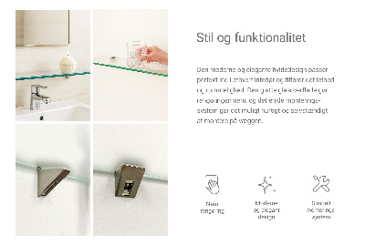 Raft baie perete semitransparentă