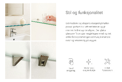 Raft baie perete semitransparentă