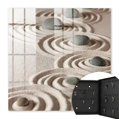 Pace Zen cu pietre gri