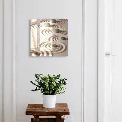 Pace Zen cu pietre gri