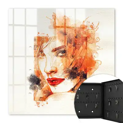 O acuarelă feminină plină de energie