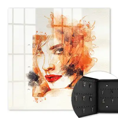 O acuarelă feminină plină de energie