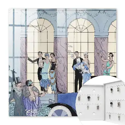 Petrecere albastră a stilului elegant