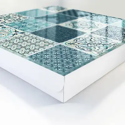 Mozaic retro cu modele geometrice