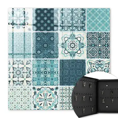 Mozaic retro cu modele geometrice