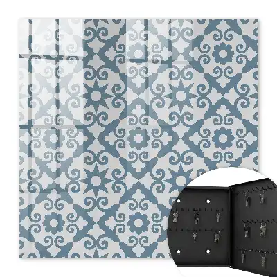 Eleganță geometrică în nuanțe de albastru