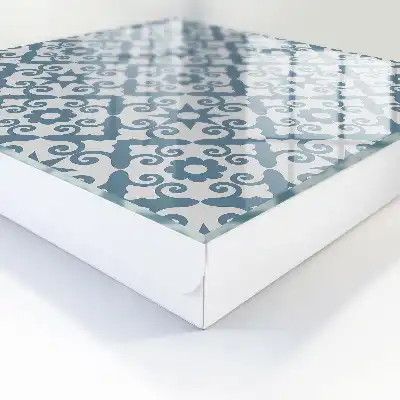 Eleganță geometrică în nuanțe de albastru