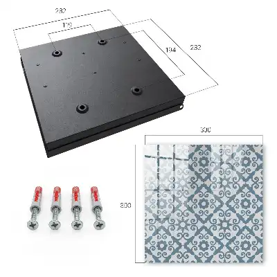 Eleganță geometrică în nuanțe de albastru