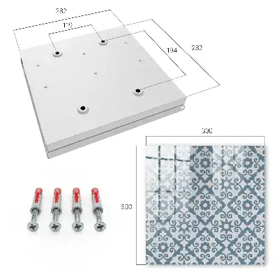 Eleganță geometrică în nuanțe de albastru