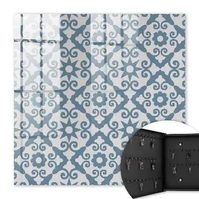 Eleganță geometrică în nuanțe de albastru