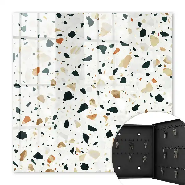 Model terrazzo în nuanțe naturale