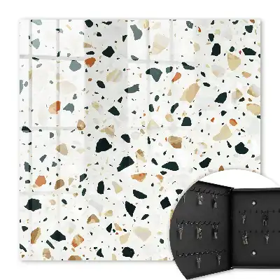 Model terrazzo în nuanțe naturale