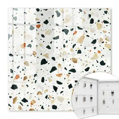 Model terrazzo în nuanțe naturale