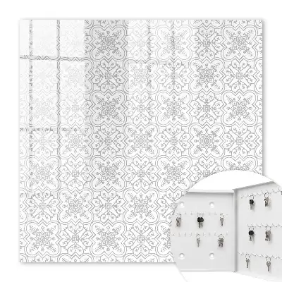 Model geometric pe fundal alb