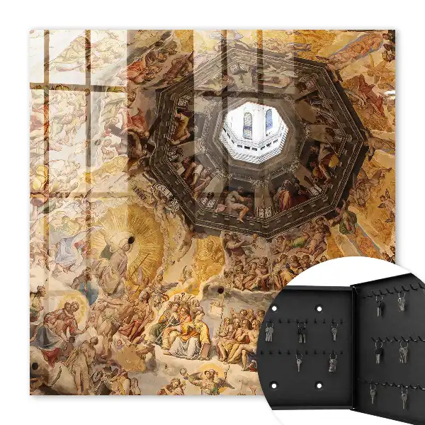 Fresce religioase detaliază cupola
