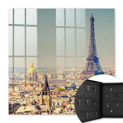 Turnul Eiffel în fundal