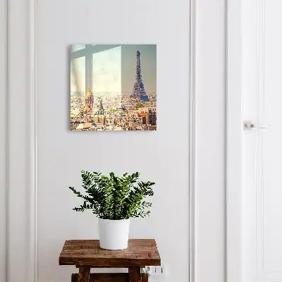 Turnul Eiffel în fundal