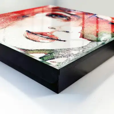 Portretul unei femei în culori abstracte