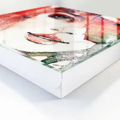 Portretul unei femei în culori abstracte