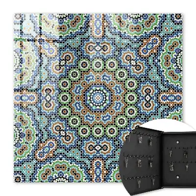 Un mozaic colorat de culori intense