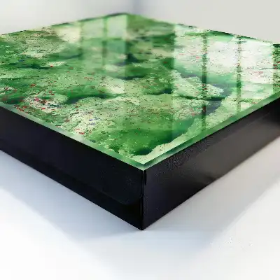 Abstracție haos verde