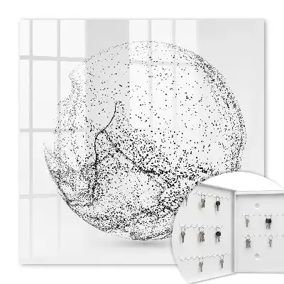 Spațiu abstract în alb și negru