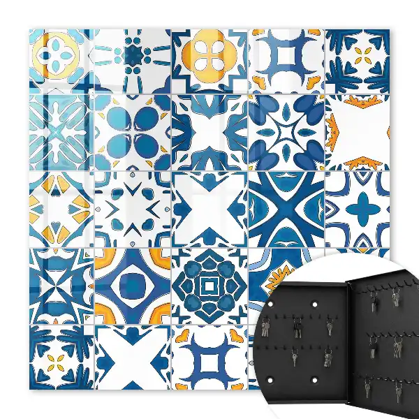 Modele geometrice cu contrast galben