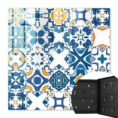 Modele geometrice cu contrast galben