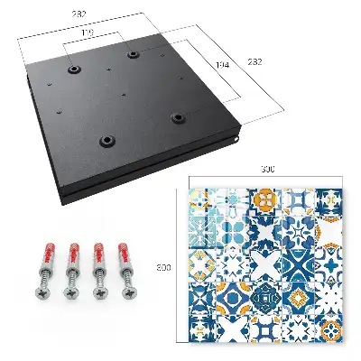 Modele geometrice cu contrast galben
