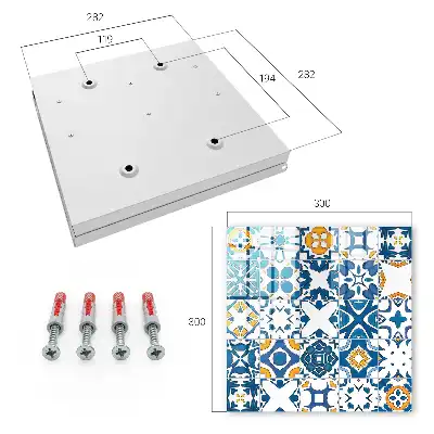 Modele geometrice cu contrast galben