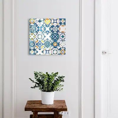 Modele geometrice cu contrast galben