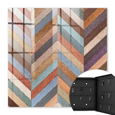 Stil herringbone în tonuri pământii