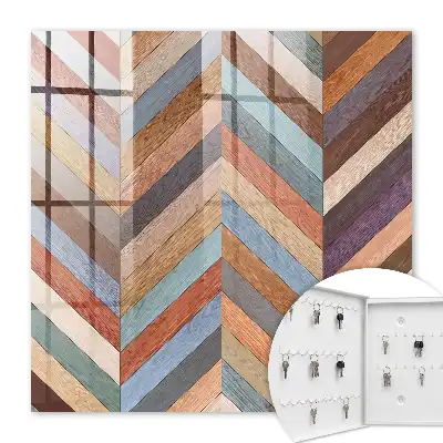 Stil herringbone în tonuri pământii