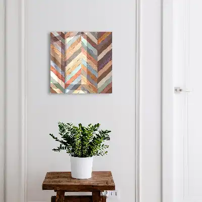 Stil herringbone în tonuri pământii