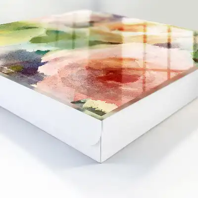 Motiv floral în culori pastelate